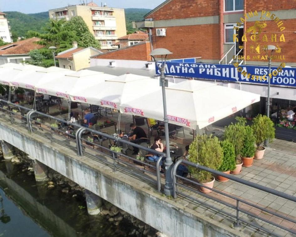 Zlatna Ribica Lejlighed Golubac Eksteriør billede