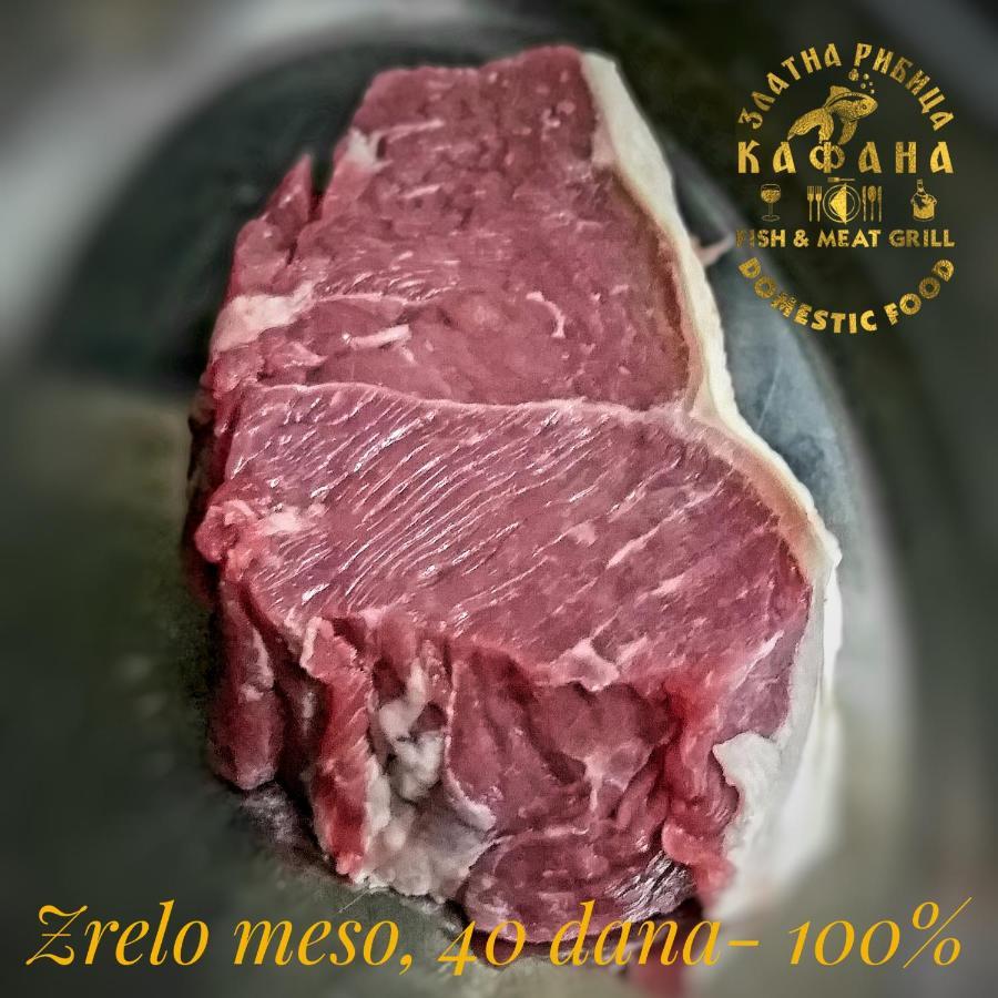 Zlatna Ribica Lejlighed Golubac Eksteriør billede